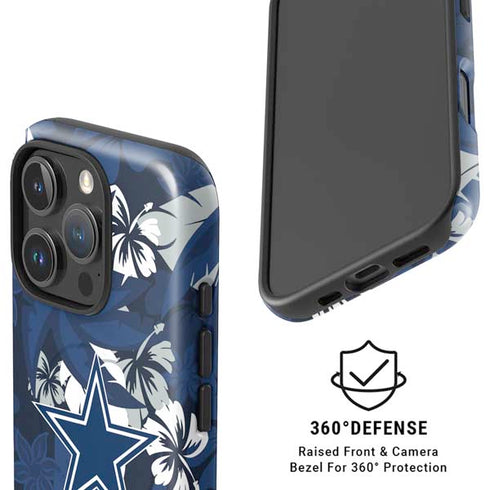 NFL Dallas Cowboys Tropical Print iPhone 16 Pro Magsafe Impact Case
